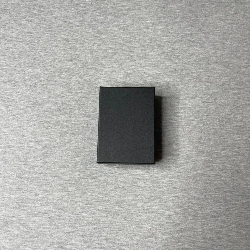 Macy’s Solid Black 5” x 3.5” Jewelry Necklace & Bracelet Gift Box